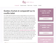 Tablet Screenshot of couffin-bebe.com